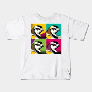 Pop Art Ptarmigan - Alpine Avian Fashion Statement Kids T-Shirt